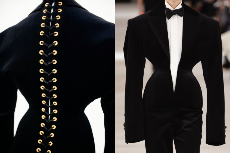 2023 runway turned in to Bad Bunny’s custom Schiaparelli look