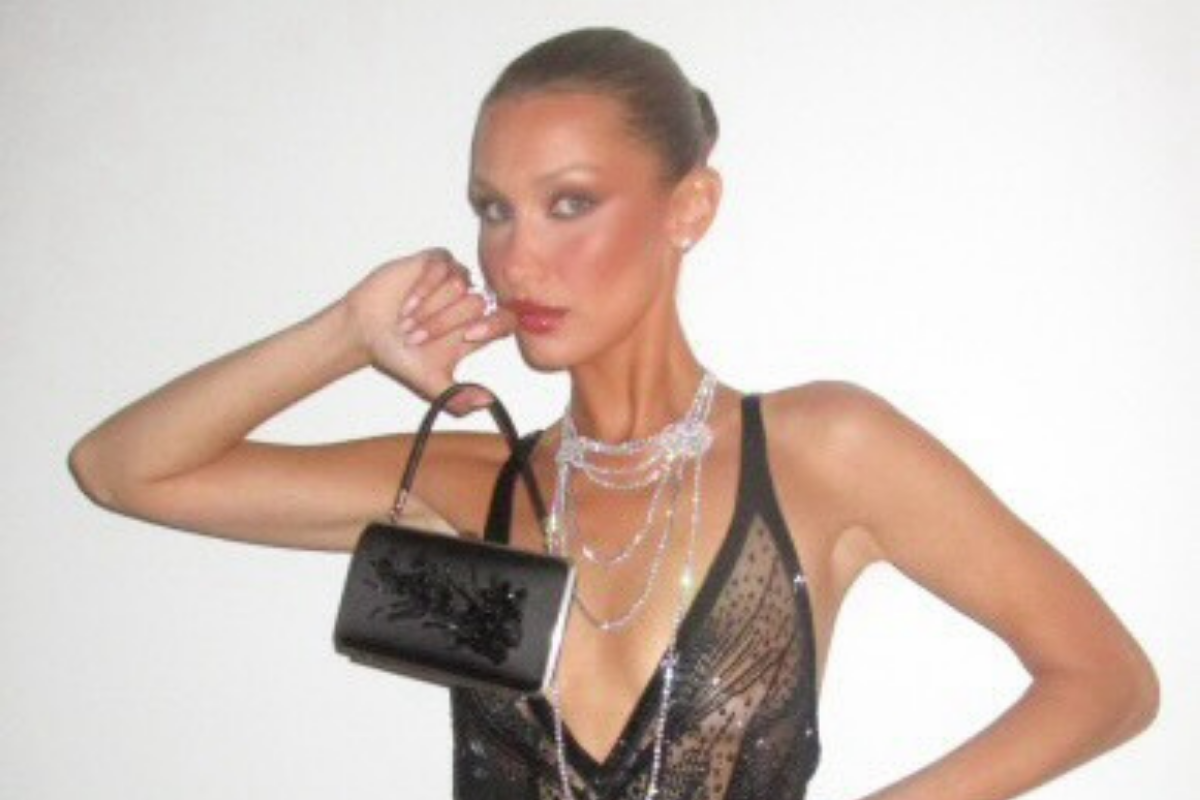 What Is the Peekaboo Lingerie Trend? Bella Hadid's Naked Dress Turns Underwear Into Statement Fashion