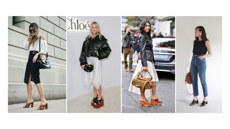 Wedge mules outfit ideas