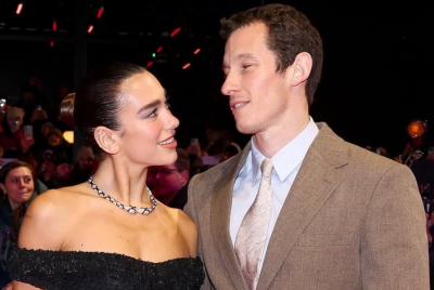 Dua Lipa and Callum Turner