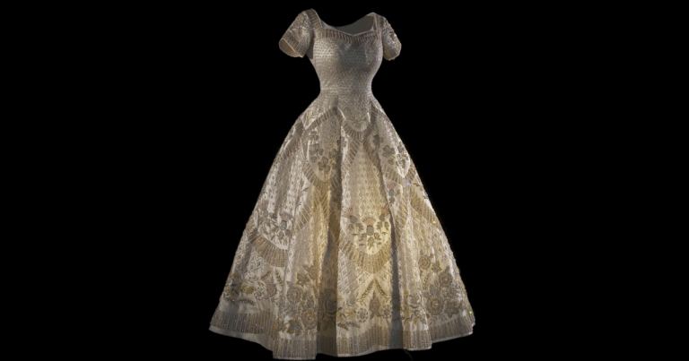 Queen Elizabeth II’s coronation gown