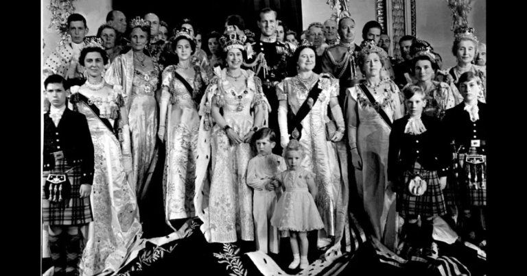 Queen Elizabeth II’s coronation gown