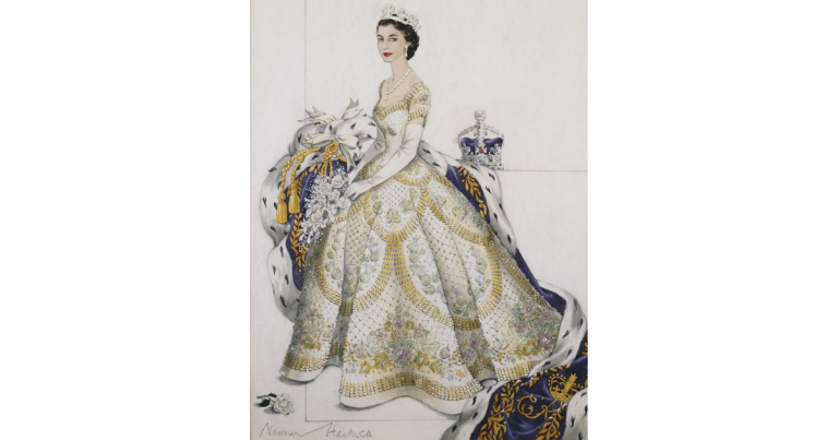 Illustration of Queen Elizabeth II