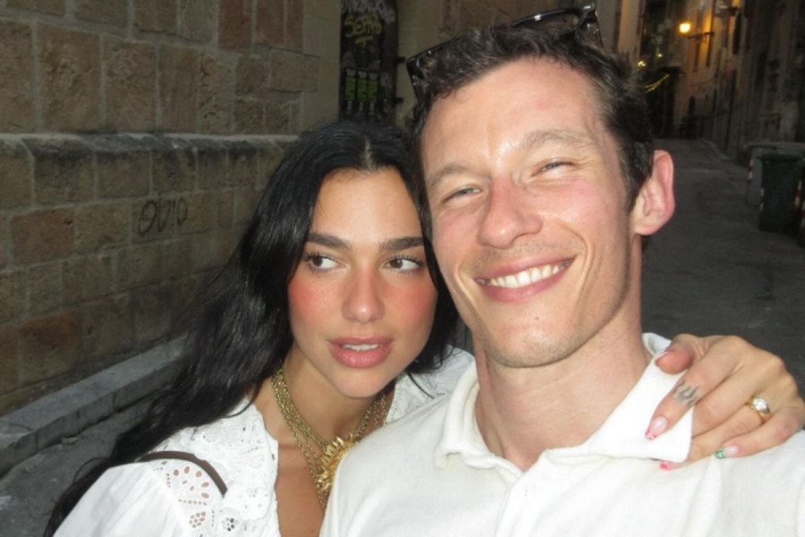 Dua Lipa and Callum Turner