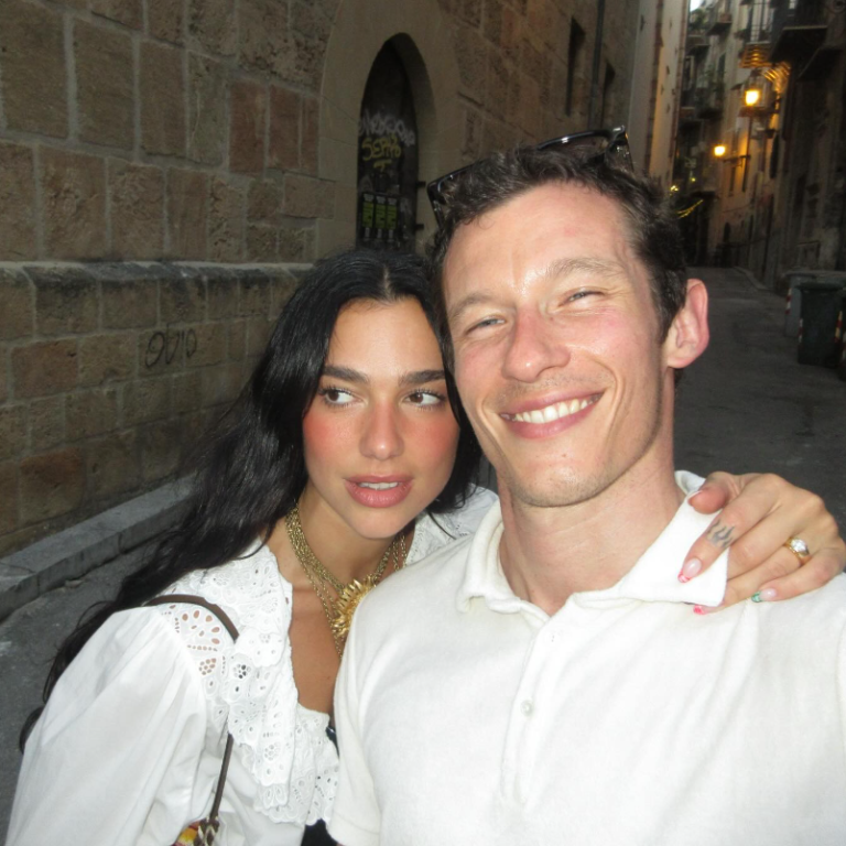 Dua Lipa and Callum Turner