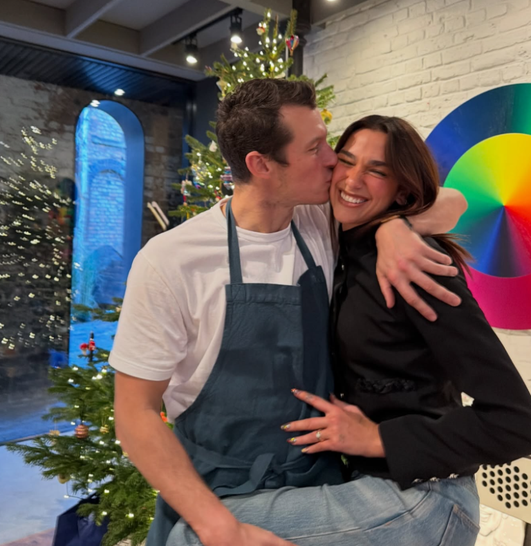 Dua Lipa and Callum Turner