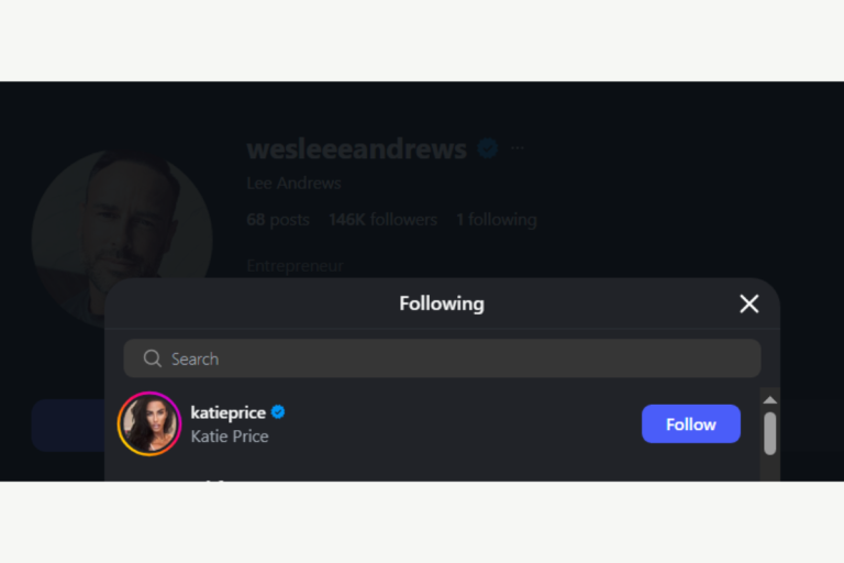 Lee Andrews’ following list