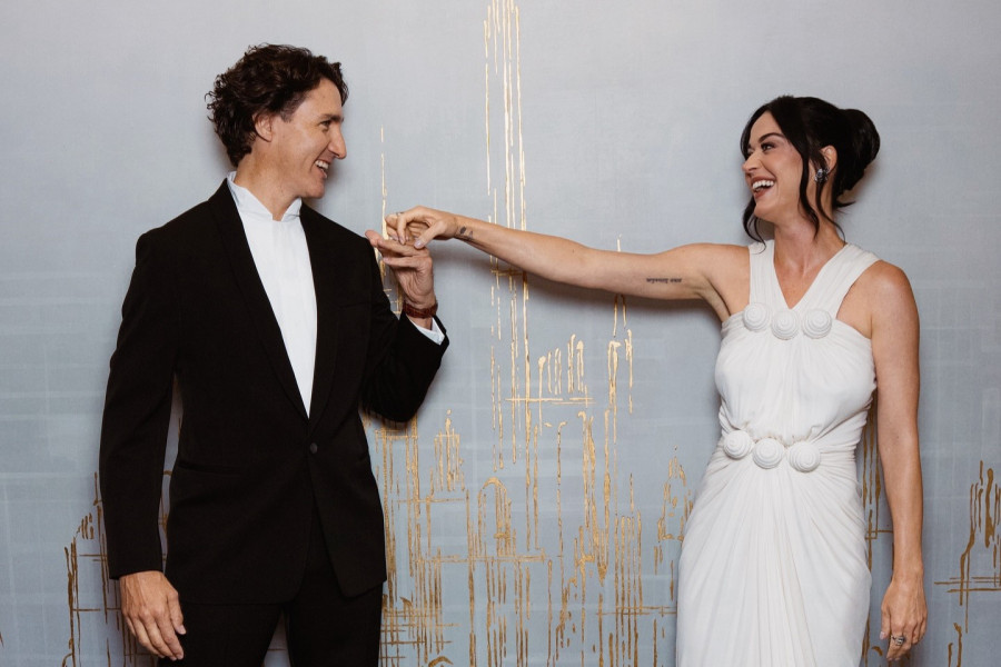 Katy Perry and Justin Trudeau