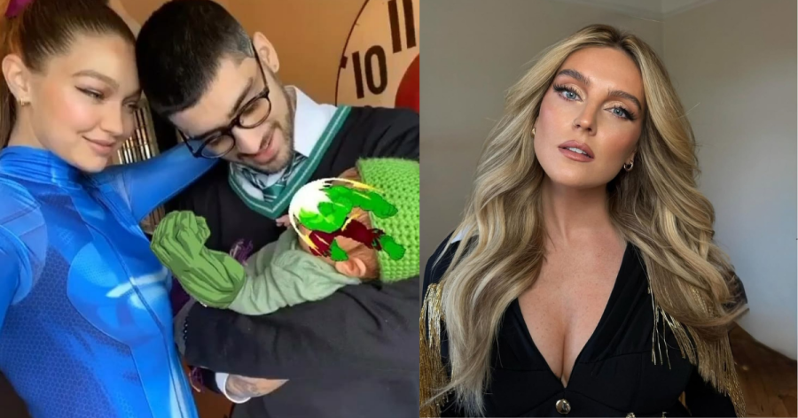 Perrie Edwards, Zayn Malik and Gigi Hadid