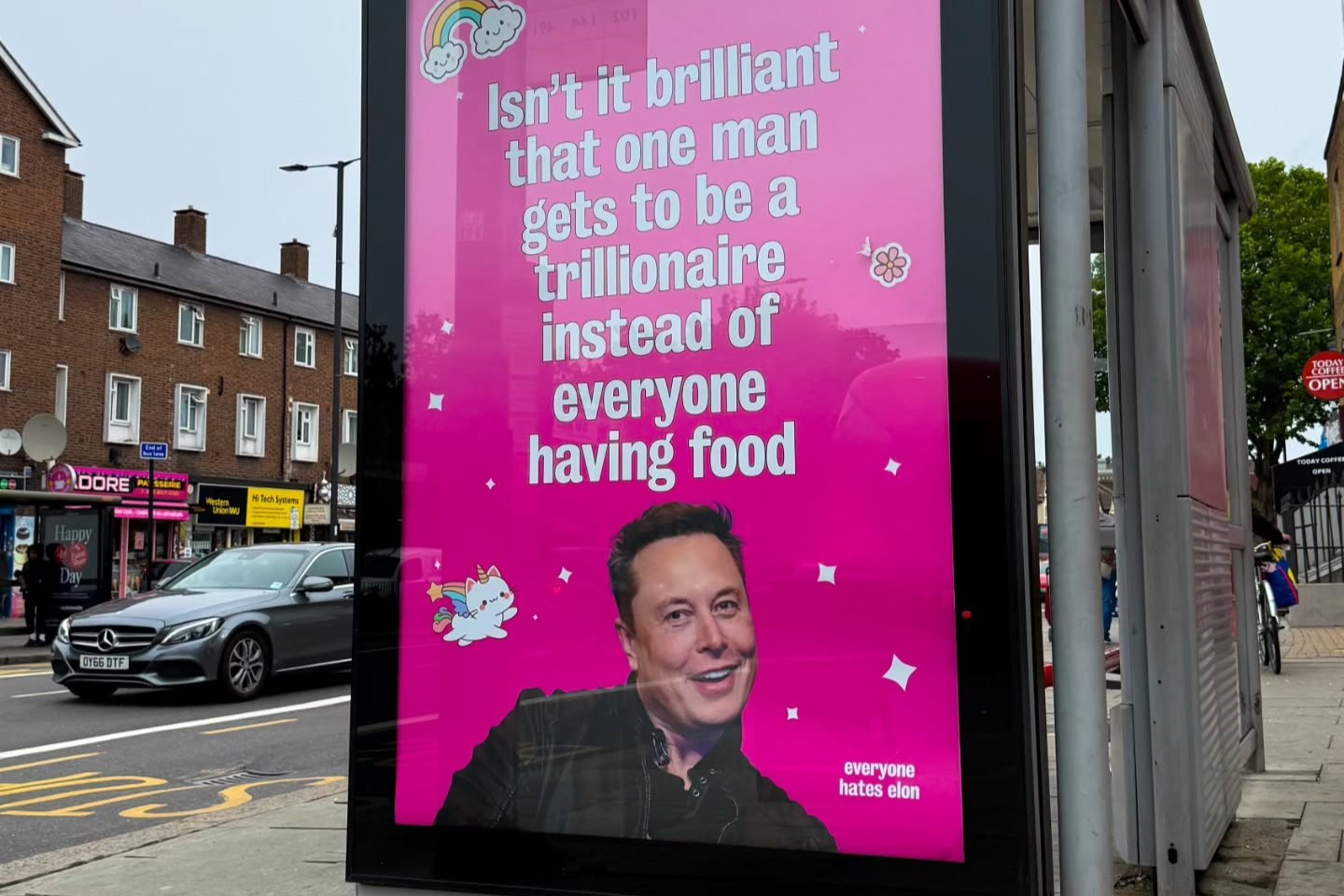 Elon Musk Called a 'C**t' in Viral Campaign Over Trillionaire Wealth Amid Global Hunger Crisis