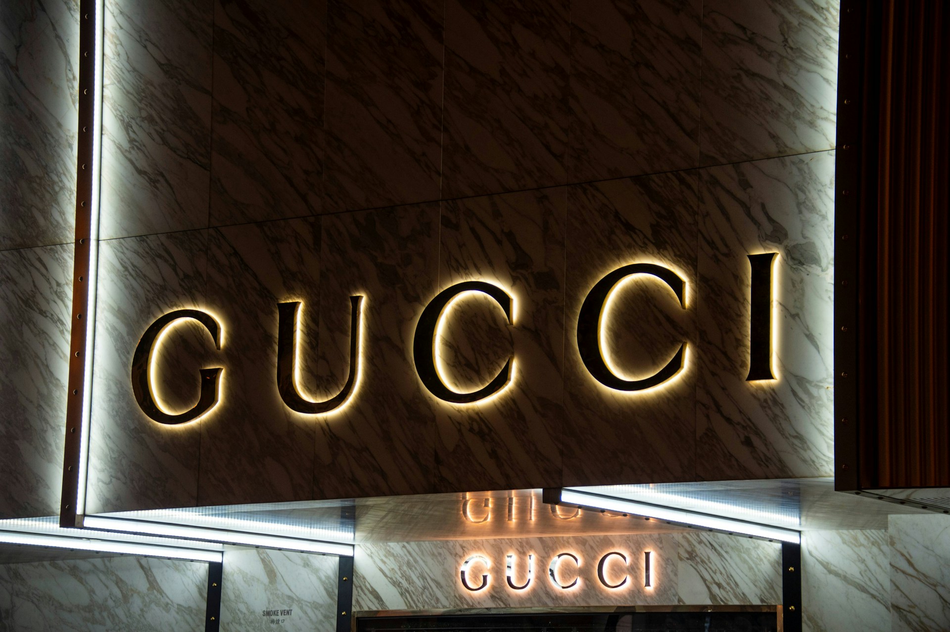 Gucci shop in Hong Kong