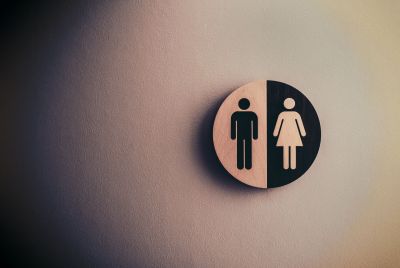 Bathroom signage