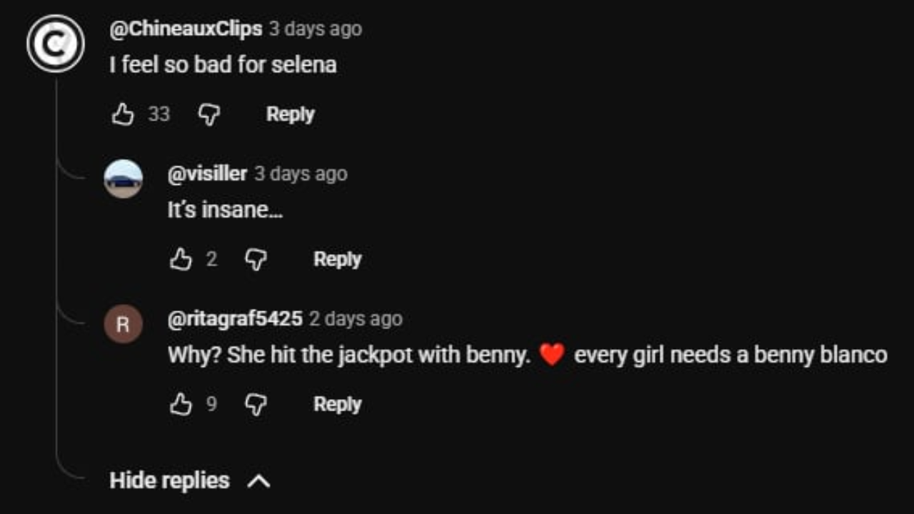 Comments on Benny Blancos hair