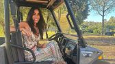 Ines de Ramon spending time in France