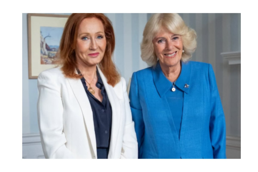 Queen Camilla and JK Rowling
