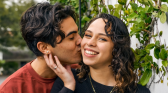 Kiss on the cheek