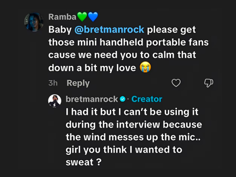 Comments on Bretman Rock's Interview with The Rock