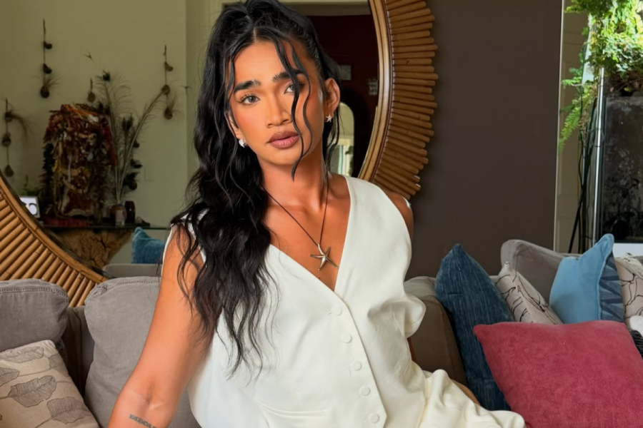 Bretman Rock Glammed up for Interview with The Rock