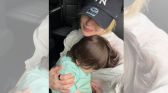 Lindsay Lohan and her son Luai