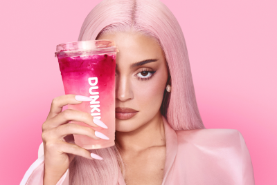 Kylie Jenner Dunkin' King Kylie Collection Pink Drink