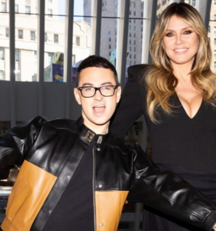 Heidi Klum and Christian Siriano