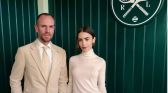 Lily Collins and her husband Charlie McDowell