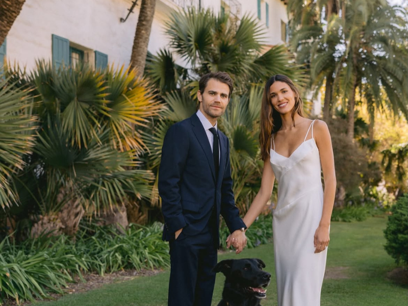 Paul Wesley and Natalie Kuckenburgs wedding