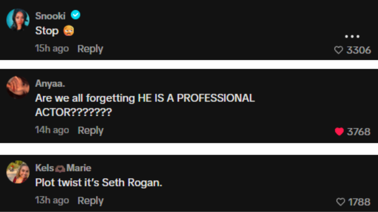 comments on Tiktok