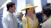 The Duke and Duchess of York in Townsville, 1988