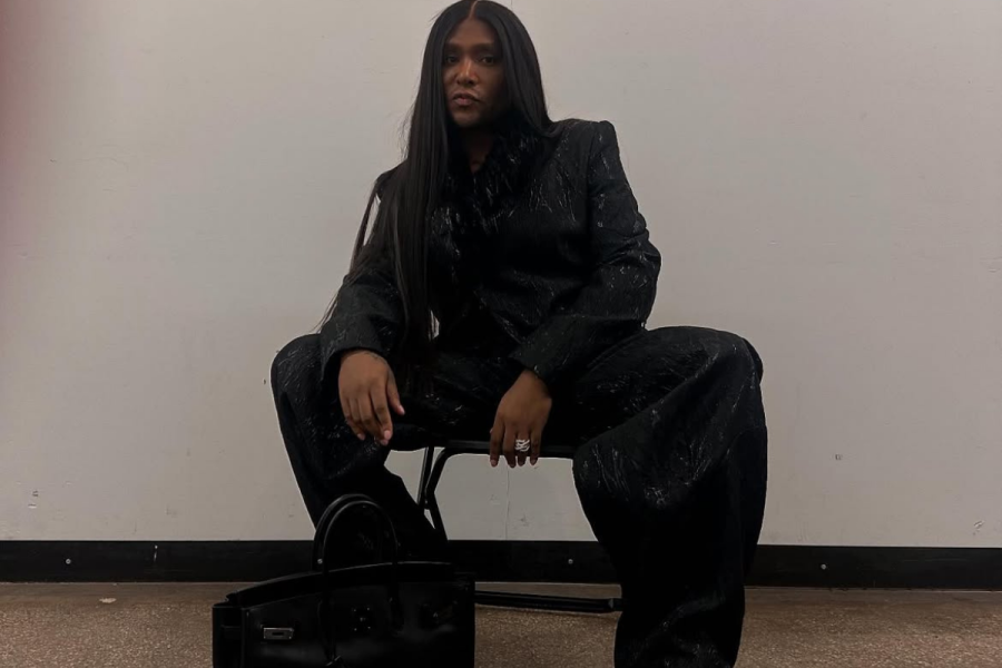 Law Roach wearing all black LUAR, Hermes, Marc Jacobs