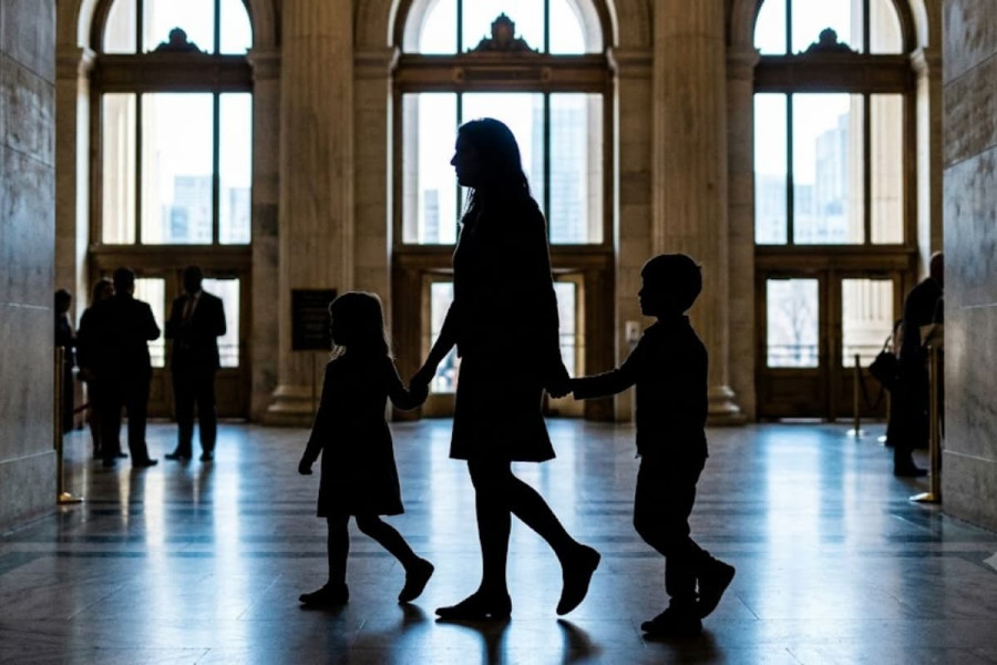 british woman with sons
