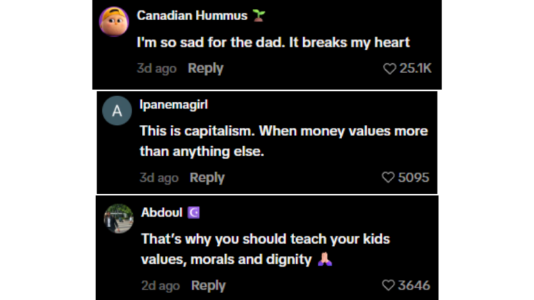comments on Tiktok