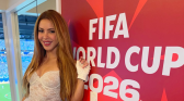 Shakira attending a World Cup 2026 match