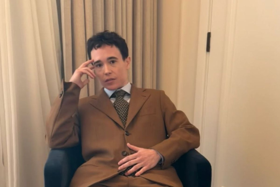 Elliot Page promotes 'The Odyssey' movie