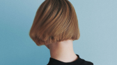Person with a short haircut