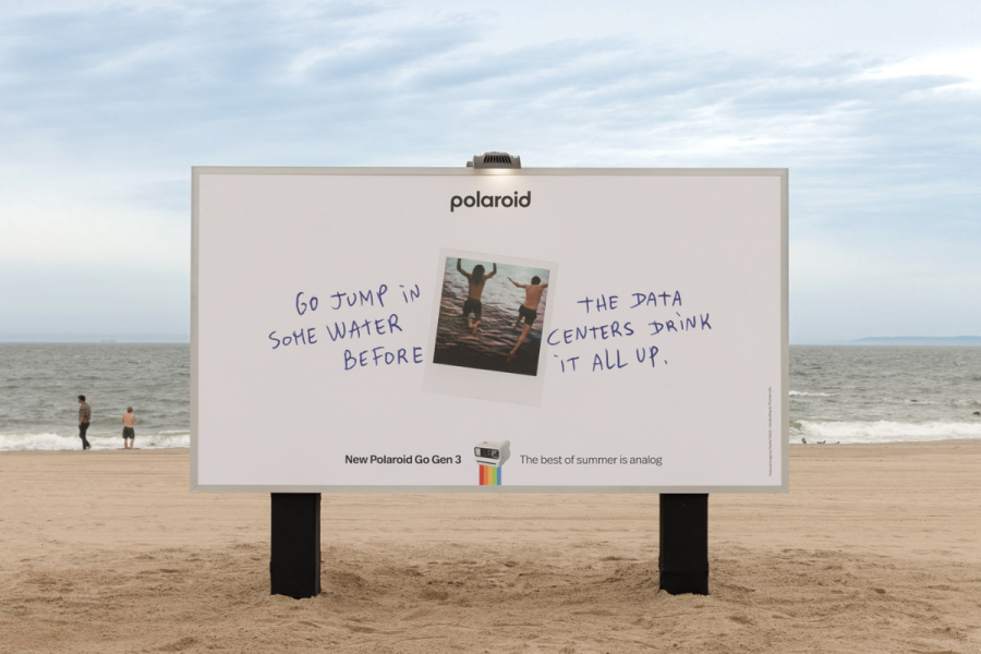 Polaroid's anti-AI campaign