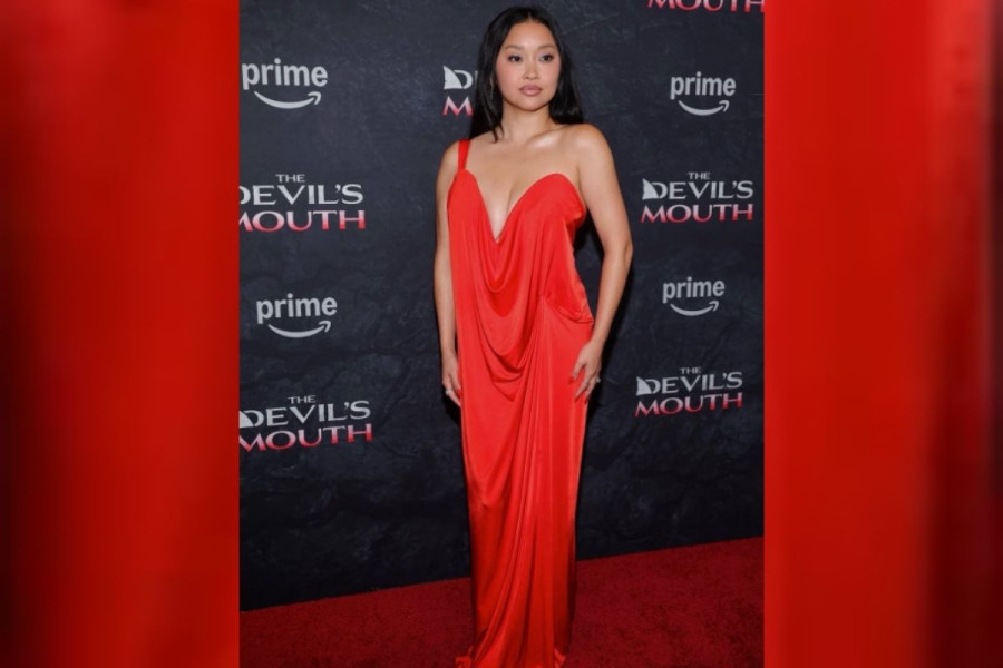 Lana Condor at the premiere of 'The Devil's Mouth'