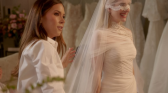 Emma Roberts' bespoke Monique Lhuillier wedding gown