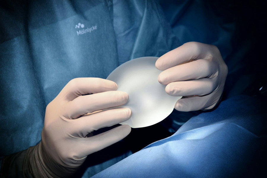 Breast implant surgery