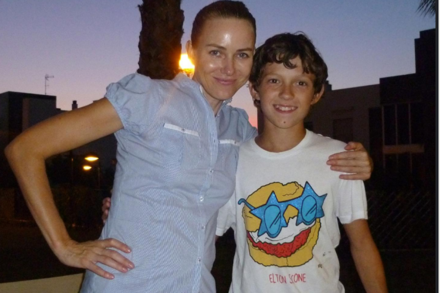 Naomi Watts and Tom Holland