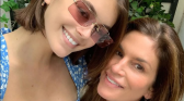 Kaia Gerber and mum Cindy Crawford