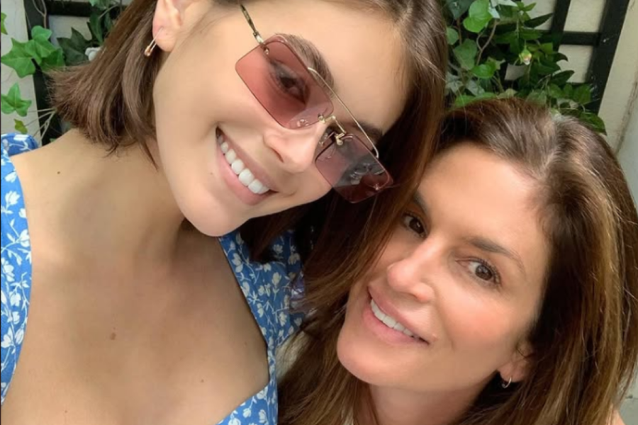 Kaia Gerber and mum Cindy Crawford