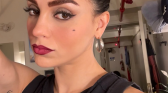 Melissa Barrera in a Chic Makeup look