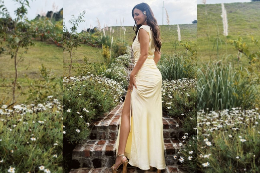 Victoria Justice as a first time bridesmaid