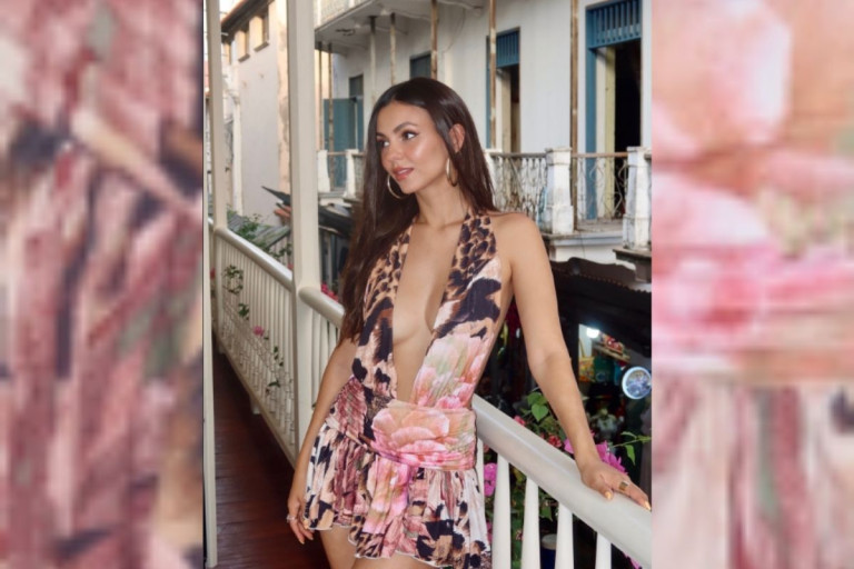 Victoria Justice as a first time bridesmaid