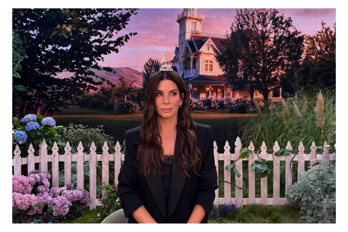 Forget the LBD: Sandra Bullock Makes the Case for Tailored Separates in Chic Black Heirlome Set