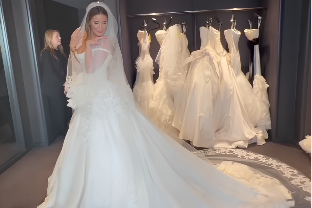 Reality Star Posts Influencer's Vera Wang Wedding Dress Before the Bride's Reveal