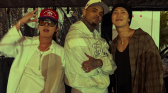 BTS’ RM and J-Hope pose with Chris Brown backstage