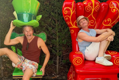 Neil Patrick Harris with partner David Burke