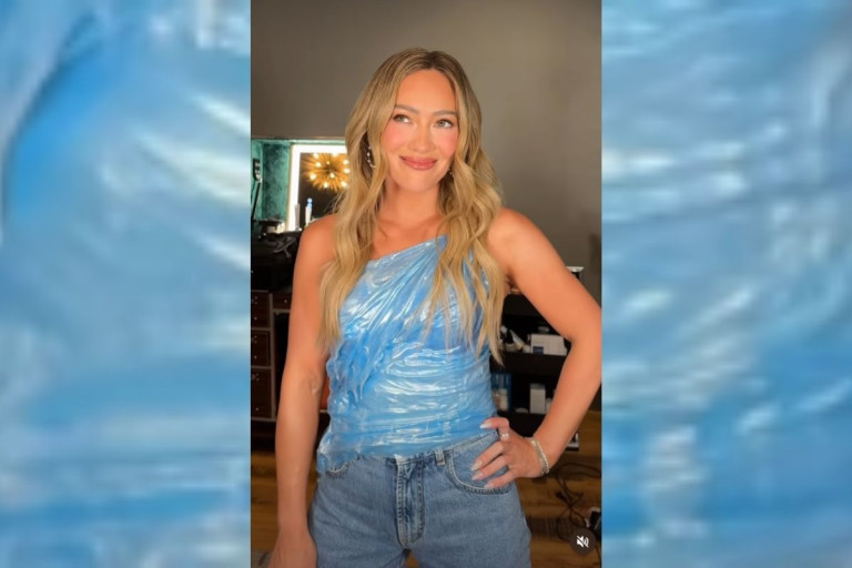 Hilary Duff reloads the jeans and going out top trend